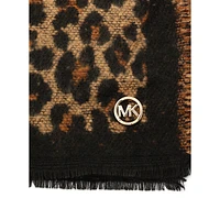 Michael Michael Kors Women's Boucle Leopard-Print Scarf