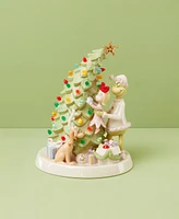 Lenox Grinch Decorates the Christmas Tree Led Figurine