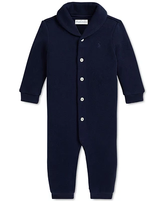 Polo Ralph Lauren Baby Cotton Shawl-Collar Coverall