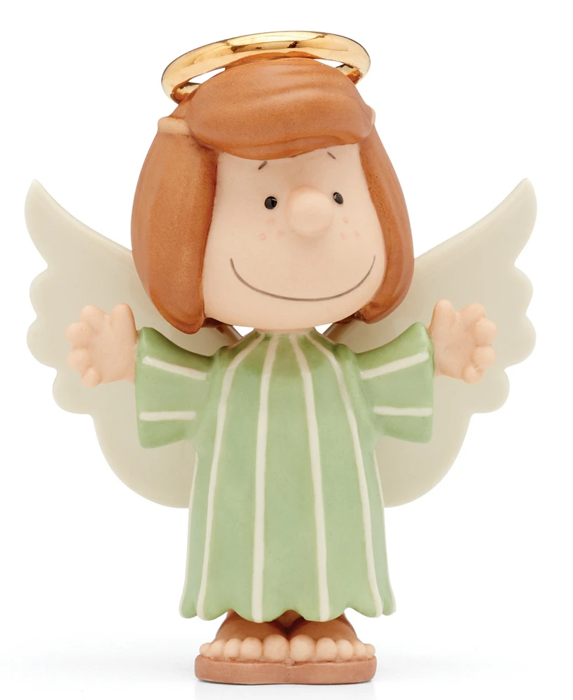 Lenox Peanuts Christmas Pageant Peppermint Patty Angel Figurine