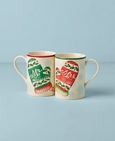 Lenox Mr. & Mrs. Mugs, Set of 2