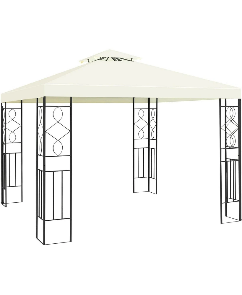 Vebreda 2 Tiers 10 x 10 Feet Patio Gazebo Canopy Tent