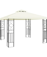 Vebreda 2 Tiers 10 x 10 Feet Patio Gazebo Canopy Tent