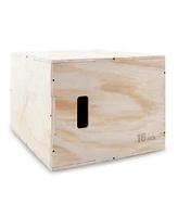 ProsourceFit 3-in-1 Wood Plyometric Jump Box