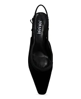 Smash Shoes Women's Marie Pointy Toe Slingback Dress Pumps