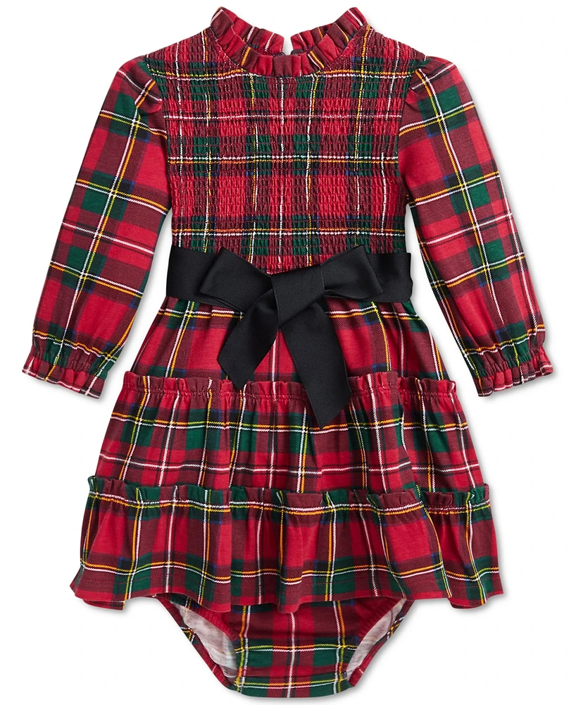 Polo Ralph Lauren Baby Ruffled-Trim Plaid Dress