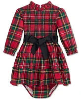 Polo Ralph Lauren Baby Ruffled-Trim Plaid Dress