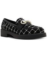 Aldo Women's Dinara Embellished Tweed Loafers