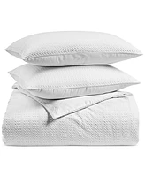 Last Act! Charter Club Waffle Stripe 3-Pc. Comforter Set, King, Exclusively at Macy's