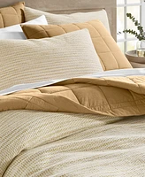 Oake Basketweave Geo 3-Pc. Comforter Set, King, Exclusively at Macy's