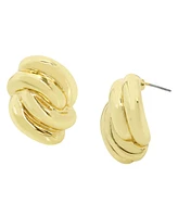 Steve Madden Knot Statement Stud Earrings