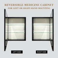 Invisible Handle, Soft-Close, Adjustable Mirror Cabinet (20x26")