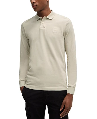 Boss by Hugo Men's Logo Patch Slim-Fit Polo