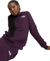 Puma Women's Embroidered Fleece Hoodie Sweatshirt