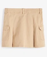 kensie Big Girls Pleated Cargo Skirt