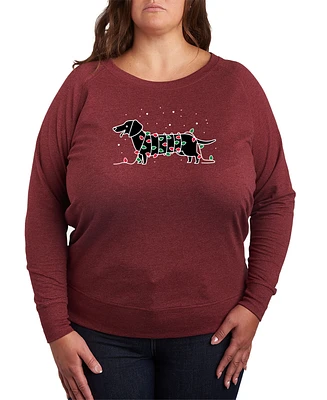 Hybrid Apparel Dachshund Lights Plus Graphic Pullover