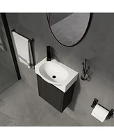 16" Compact Bathroom Vanity: Space-Saving Solution for Small Spaces