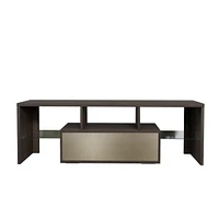20 Minutes Quick Assembly Brown Simple Modern Tv Cabinet Floor Cabinet Floor Tv Wall Cabinet
