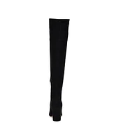 Nine West Women's Miykah Pointy Toe Over the Knee Boots