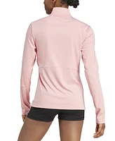 adidas Women's Active Hyperglam Quarter-Zip Top