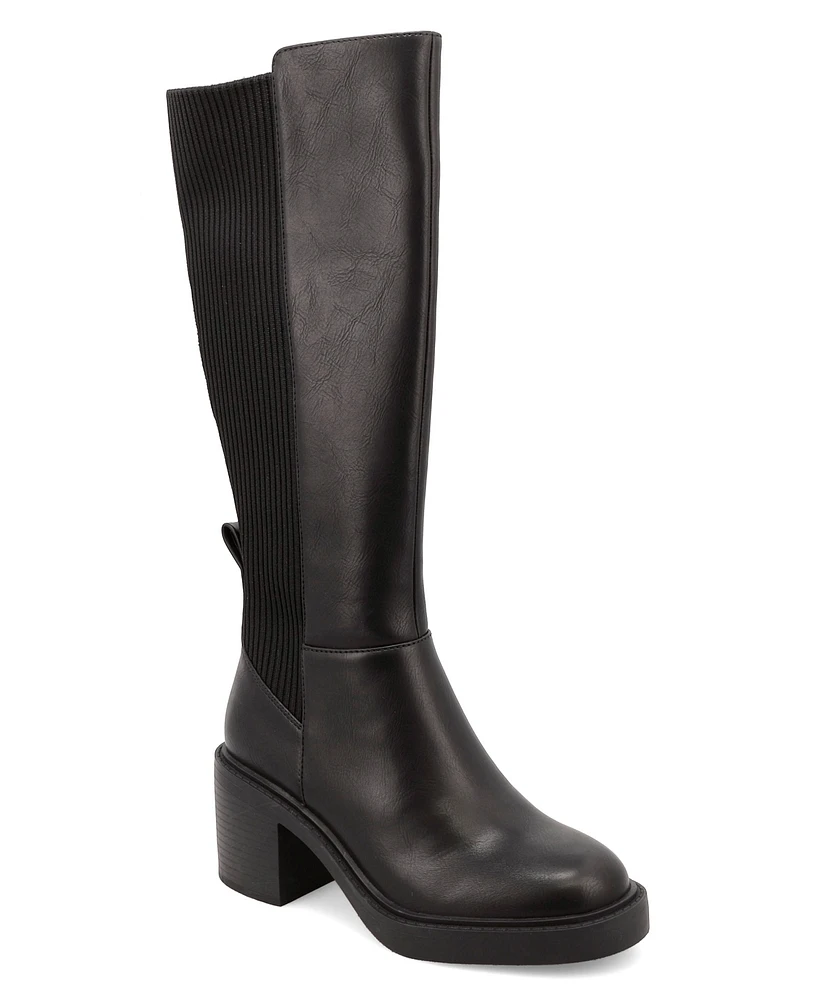 Mia Women's Grier Block-Heel Tall Knee Boots