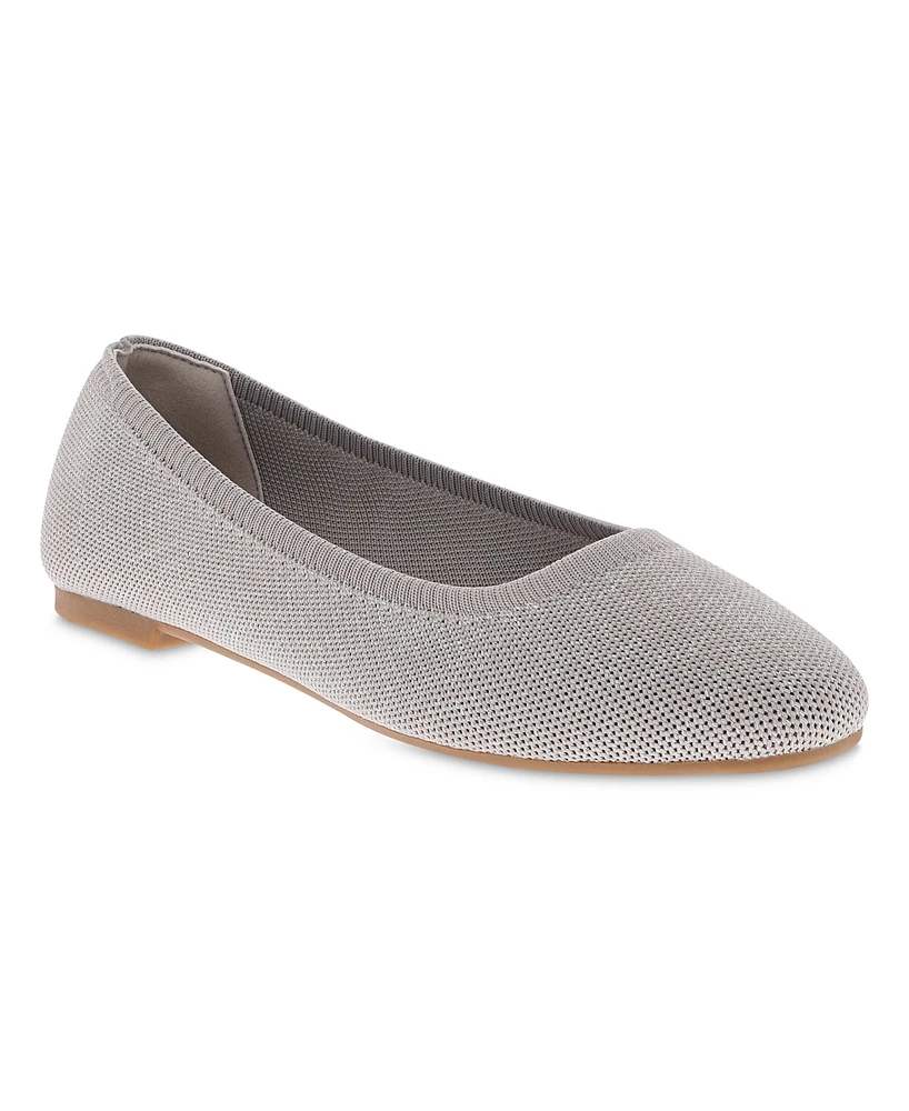 Mia Women's Brendy Knit Ballet Flats