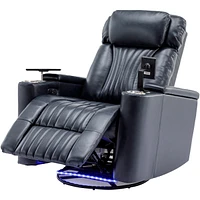 Soft living room chair with hidden features