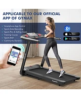 Costway 4.75HP Folding Treadmill w/Preset Programs Touch Screen Voice