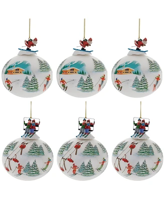 Slickblue Ball Ornaments Elegant and Versatile Decorations for Any Occasion (Set of 6)