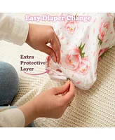 Bublo Baby Girls Swaddle Sleep Sacks with Zipper, 3 Pack Newborn