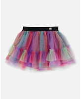 Deux par Toddler Girls Rainbow Tulle Skirt - Toddler|Child