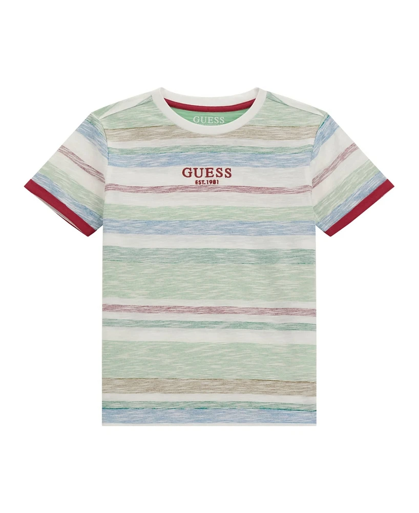 Guess Big Boy Short Sleeve Printed T-Shirt