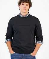 Michael Kors Men's Embossed Logo Crewneck Sweatshirt