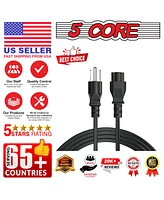 5 Core Ac Power Cord 10Ft 3 Prong Extension Adapter 16AWG 125V 13A Us Polarized Male- Female - 2PCS