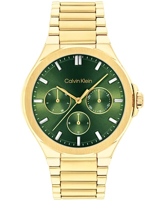 Calvin Klein Women's Vibrancy Gold-Tone Stainless Steel Bracelet Watch 38mm