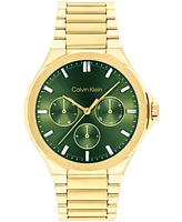 Calvin Klein Women's Vibrancy Gold-Tone Stainless Steel Bracelet Watch 38mm