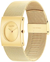 Calvin Klein Women's Pulse Gold-Tone Stainless Steel Mesh Watch 26.40mm