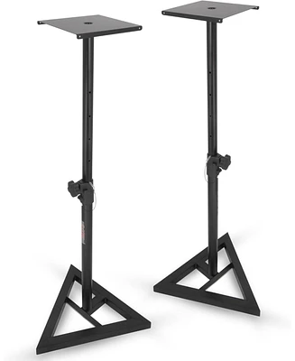 5 Core Speaker Stand Triangle Base Tall Adjustable 35mm Dj Studio Monitor Stands Pole Mount