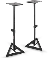 5 Core Speaker Stand Triangle Base Tall Adjustable 35mm Dj Studio Monitor Stands Pole Mount