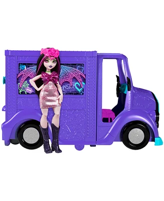 Monster High Draculaura Doll and Fangtastic Rockin Food Truck Playset