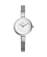 Obaku Women's Denmark Siv White Dial Watch - V129LXCIMC