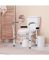 Givimo Steel Safety Toilet Rail with Created Fixable Clamp