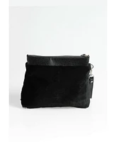 Furniq Uk Women's Shearling Clutch Bag