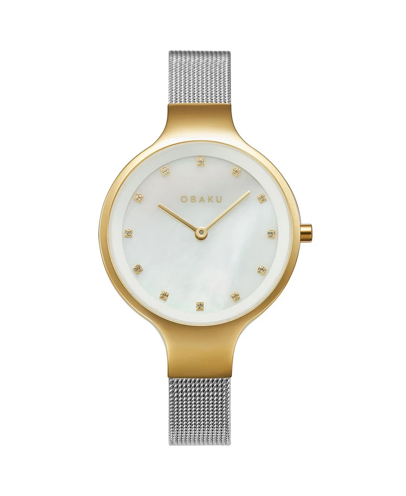 Obaku Women's Classic White Dial Watch