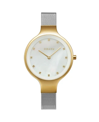 Obaku Women's Classic White Dial Watch