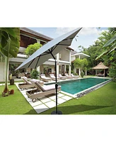 Streamdale Furniture Waterproof Patio Umbrella with Tilt and Crank