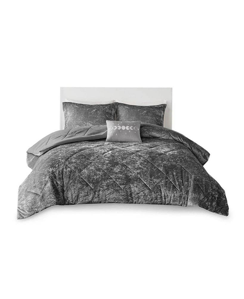 Simplie Fun Felicia Velvet Comforter Set