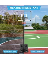 Streamdale Furniture Adjustable 6.2-8.5FT Portable Basketball Hoop & Stand