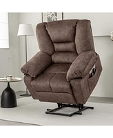 Streamdale Furniture Power Lift Recliner Chair Sofa for Elderly with Massage