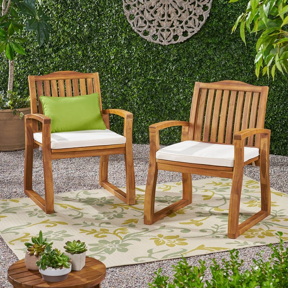 Christopher Knight Home Della Wood Acacia Armchair